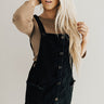 Endlessly Luxe Corduroy Dress In Black Image - 1