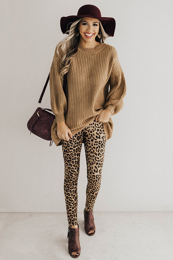 Luxe On Broadway High Waist Leopard Pants Image - 2