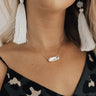 Poppin' Champagne Semi Precious Necklace In Clear Image - 1