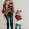 Cozy Love Children's Infinity Scarf In Crimson Image - 1