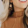 Soho Haute Leopard Earrings In Brown Image - 1