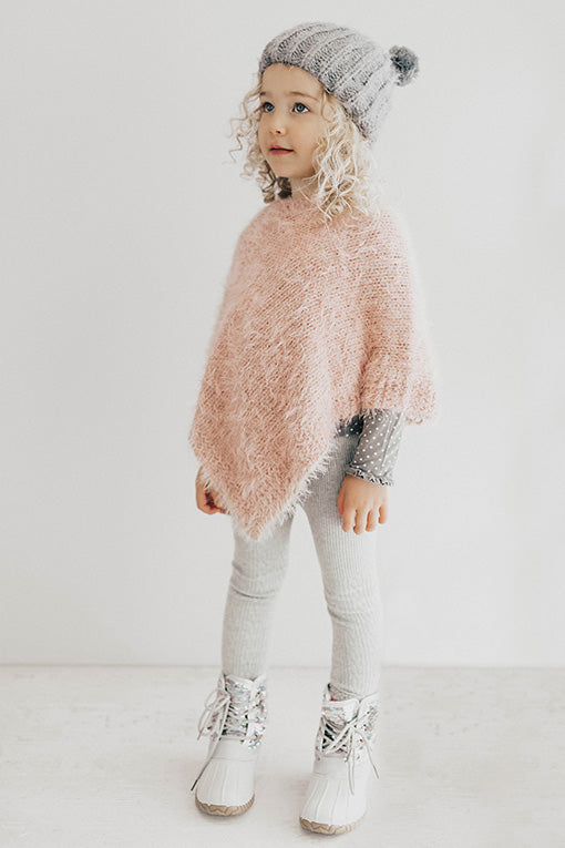 City Strolling Children's Fuzzy Poncho