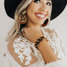 Wildest Dreams Leopard Earrings In Brown Image - 1