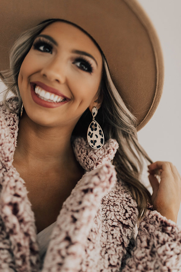 Oh So Fab Leopard Earrings