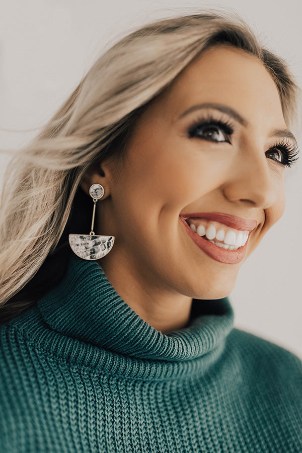 Forever Crushing Snake Print Earrings