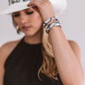 Lovin' Life Snake Print Wrap Bracelet Image - 1