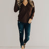 Favorite Time Of Year Tunic Sweater in Chestnut Image - 1