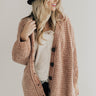 Fireside Chats Chenille Cardigan in Iced Mocha Image - 1