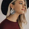 Toast To Life Snake Print Earrings Image - 1