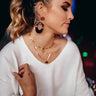 Hollywood Haute Spot Earrings In Black Image - 1