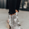 The Brynn Faux Leather Bootie in Snake Print Image - 1