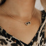 Central Park Shine Leopard Necklace In Cream Image - 1