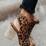 The Brynn Faux Suede Bootie in Leopard Image - 1