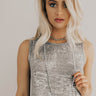 High Shine Crystal Necklace In Silver Image - 1