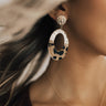 Hollywood Haute Spot Earrings In Leopard Image - 1