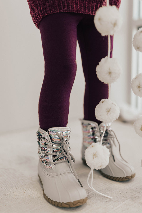 The Everly Sequin Children's Boot