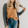 Snowflake Fabulous Stripe Cardigan in Grey Image - 1