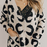Cozy Retreat Leopard Shift Sweater Image - 1
