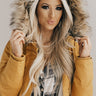 Snow Day Snuggles Parka Jacket In Mustard Image - 1