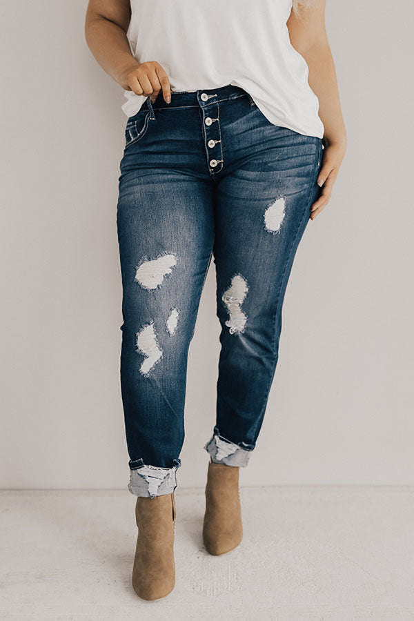 KanCan The Griffin High Waist Distressed Skinny Image - 1