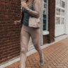 Goal Digger High Waist Moto Legging in Dusty Purple Image - 1