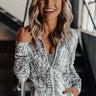 Namastay On The Go Snake Print Jacket Image - 1