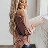 Weekend Chill Shift Top in Latte Image - 1