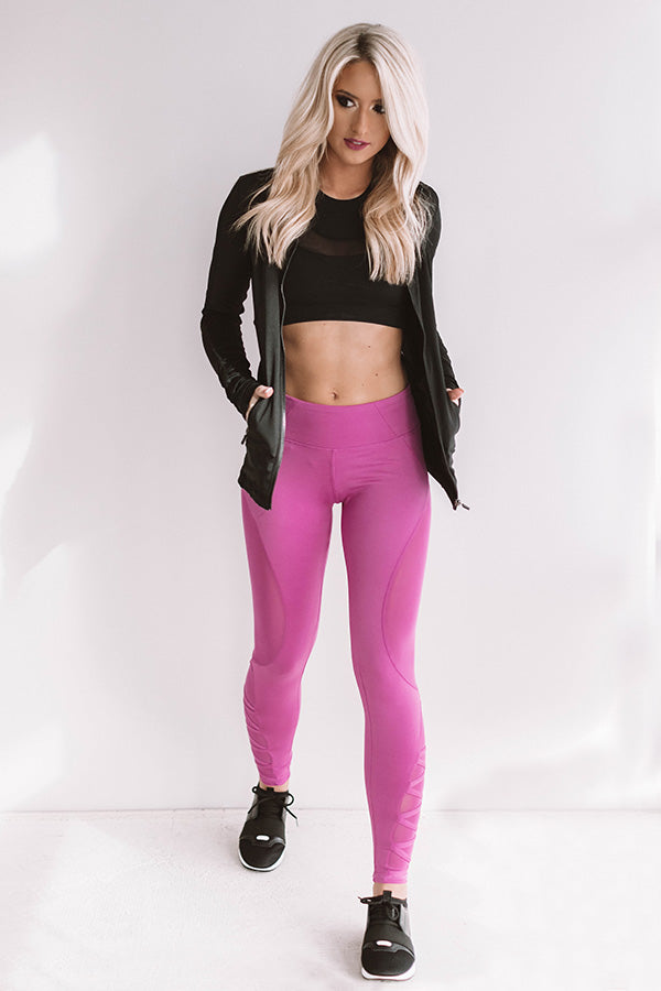 Ready, Set, Run Mesh Back Jacket in Black
