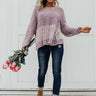 Snowfall In Vail Chenille Sweater In Dusty Purple Image - 1