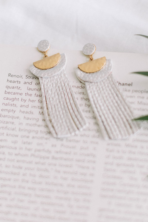 You Glow Girl Earrings in Silver Image - 1