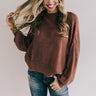 Sonoma Sippin' Knit Sweater In Rustic Rose Image - 1