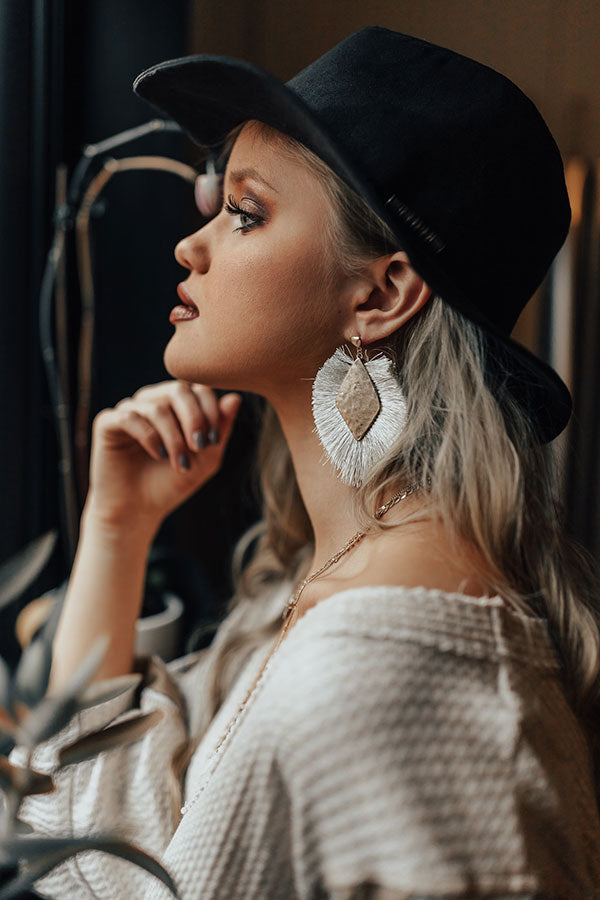 Cocktails On The Coast Earrings In Ivory