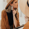 You Glow Girl Earrings in Gold Image - 1