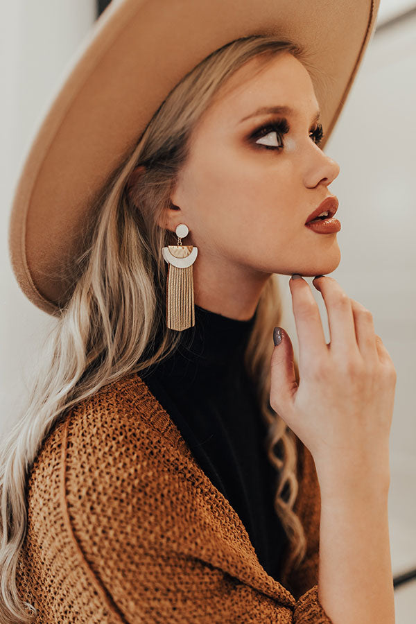You Glow Girl Earrings in Gold Image - 2