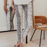 The Sophia Midrise Snake Print Skinny Image - 1