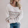 Sunshine On The Cape Waffle Knit Shift Top Image - 1