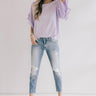 Parisian Vacation Shift Top In Lavender Image - 1