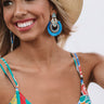 Divine Daydream Earrings In Autumn Sky Image - 1