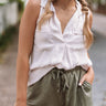 Bon Voyage High Waist Shorts In Olive Image - 1