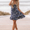 Roadtrip To Malibu Ruffle Dress In Blue Image - 1