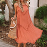 Twirling On The Terrace Midi In Rust Image - 1