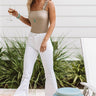 Breckenridge Bombshell Ribbed Bodysuit In Taupe Image - 1