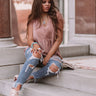 Daytime Romance Lace Top In Latte Image - 1