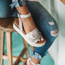 The Brighton Espadrille in Snake Print Image - 1
