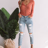 The Best Thing Button Down Top In Rustic Rose Image - 1