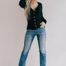 The Best Thing Button Down Top In Black Image - 1