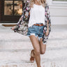 Floral Confetti Overlay In Navy Image - 1