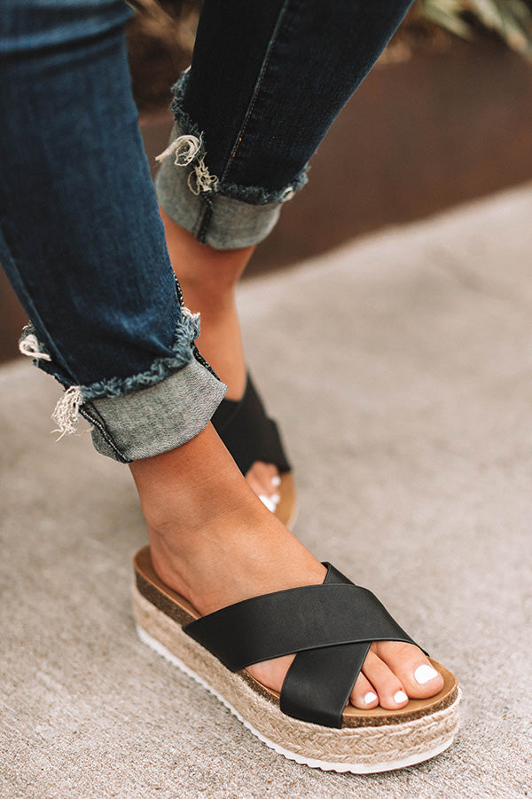 The Emmy Espadrille In Black Image - 1