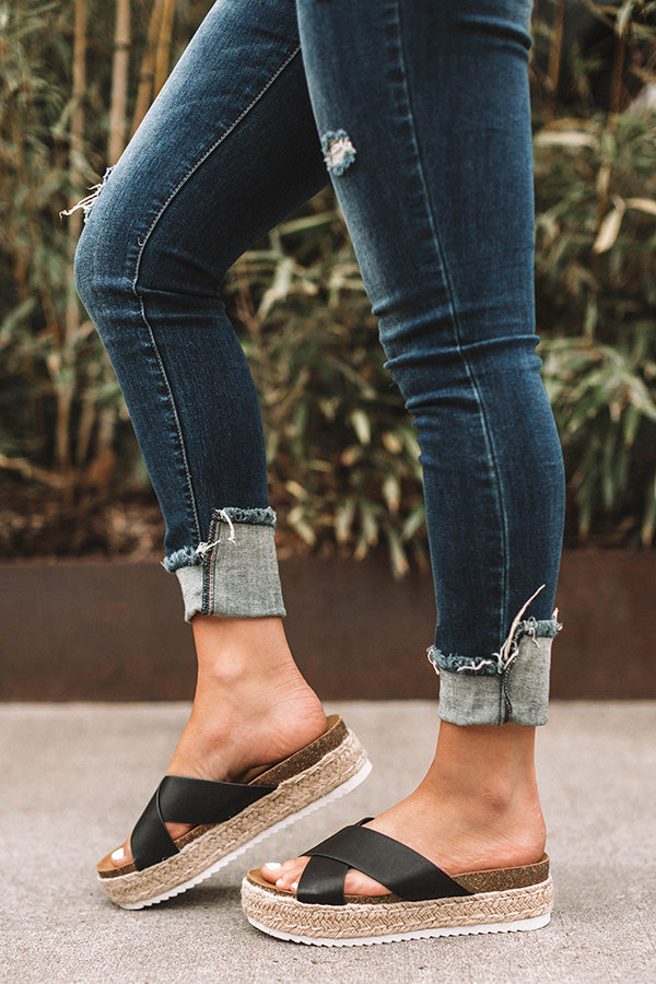 The Emmy Espadrille In Black Image - 3
