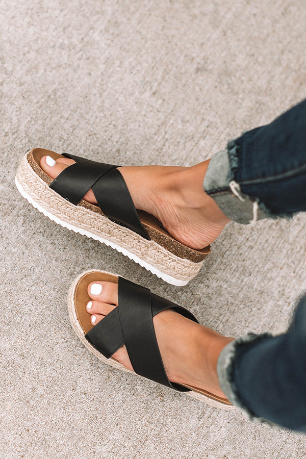 The Emmy Espadrille In Black Image - 4